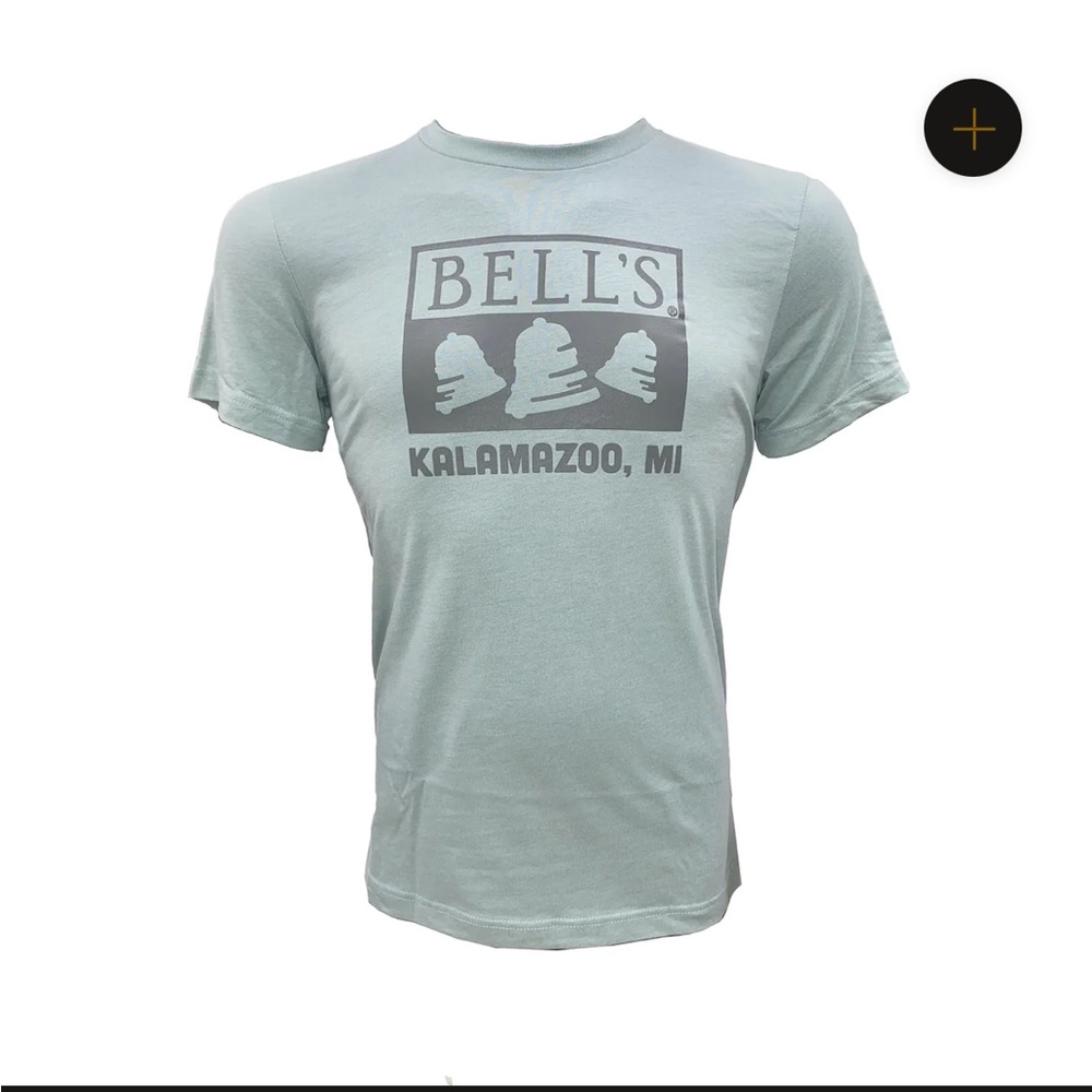 Bell’s Brewery unisex T Shirt in Dusty Blue size small